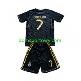 Koszulka Real Madryt Cristiano Ronaldo 7 Retro Dziecięcy Wyjazdowe Koszulki Piłkarskie 2011-2012 Krótki Rękaw